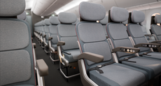 New airline seat could make flying more comfortable for tall people
