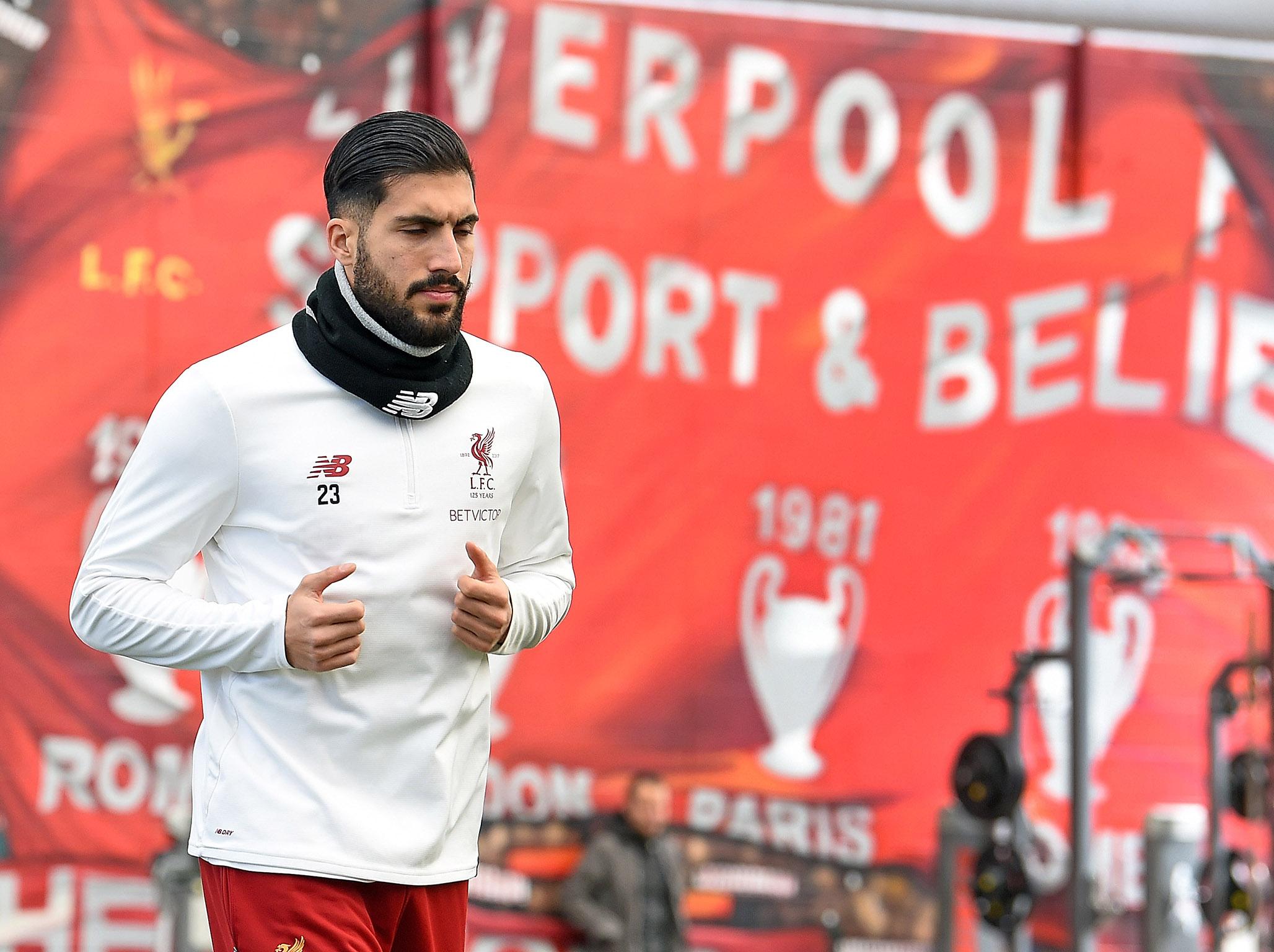 Emre Can will leave Liverpool this summer