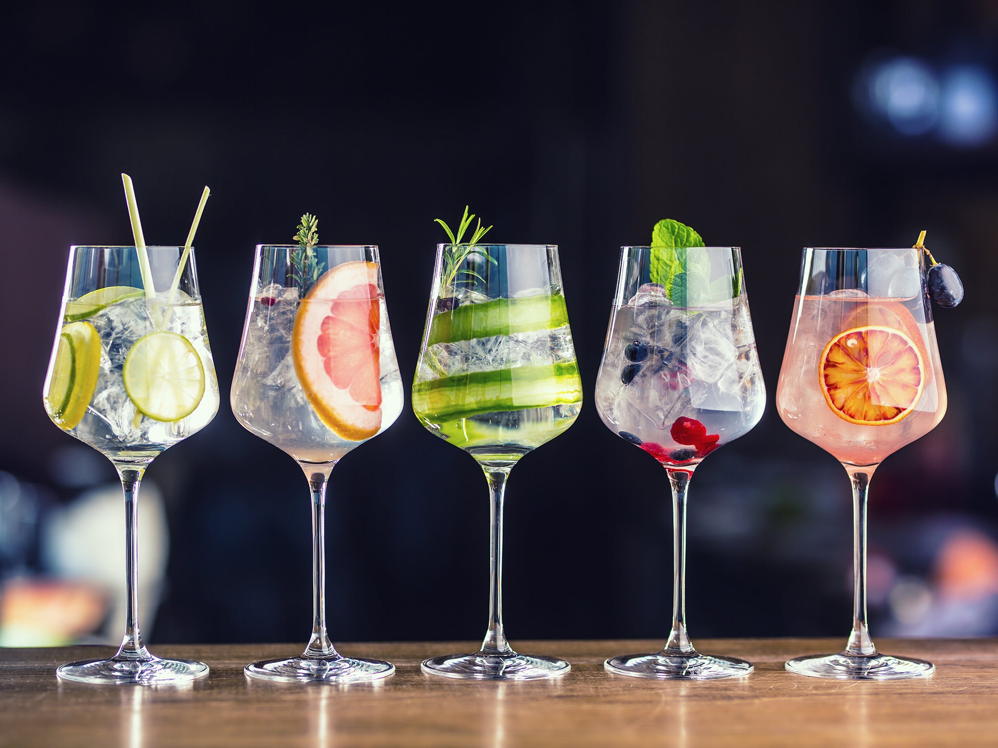 Mojitos, margaritas, and martinis are among the most popular drinks