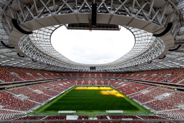 Russia open their World Cup campaign at the Luzhniki on June 14