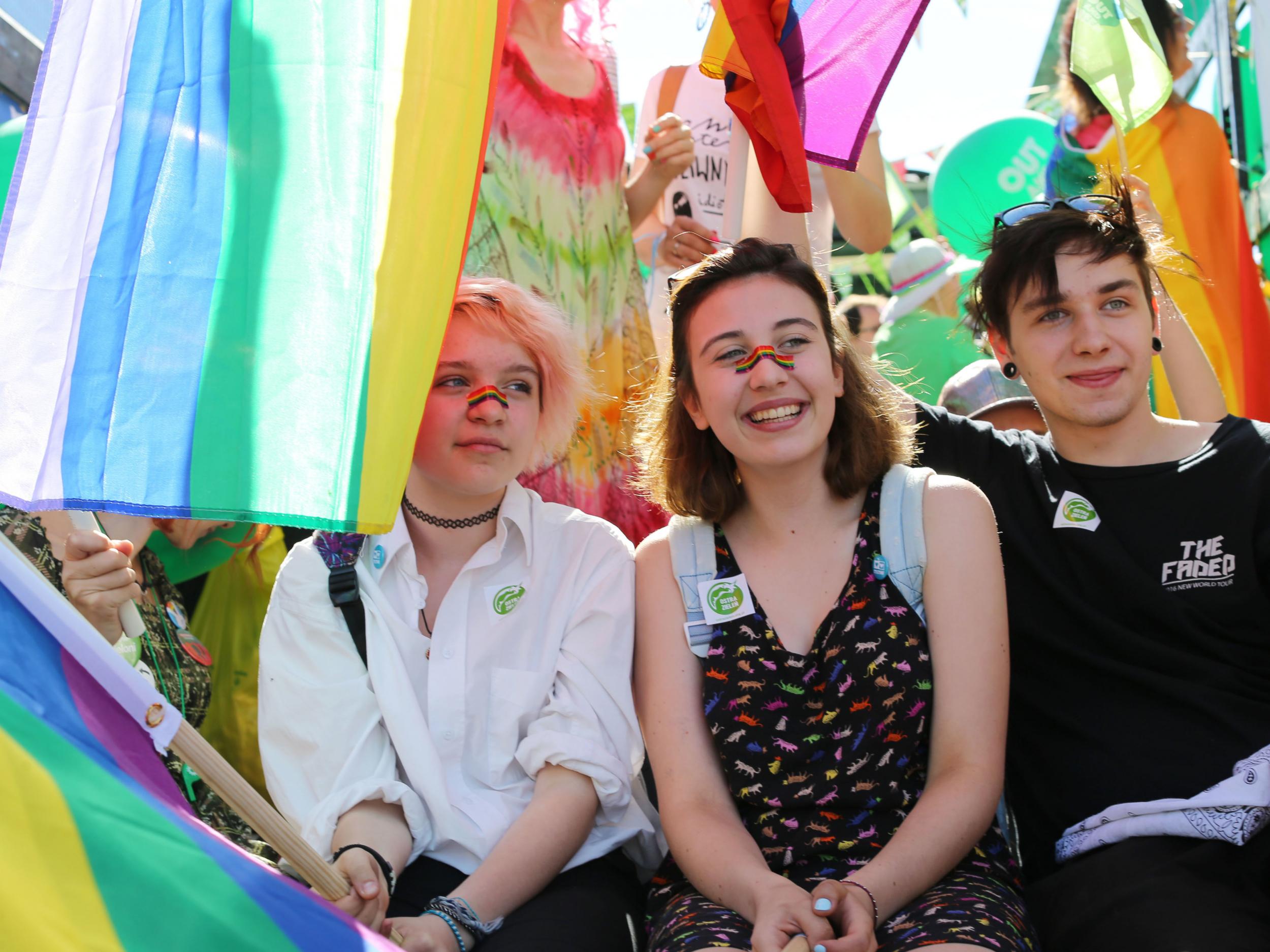 Thousands of people from across Poland and the rest of Europe take part in the Warsaw Pride parade, also known as the ‘Equality Parade’