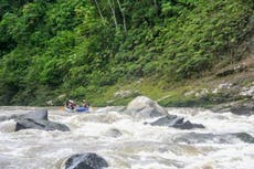 What’s it like to go white water rafting in Ecuador?