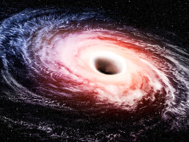 The hungry black hole has been discovered 12 billion light years away