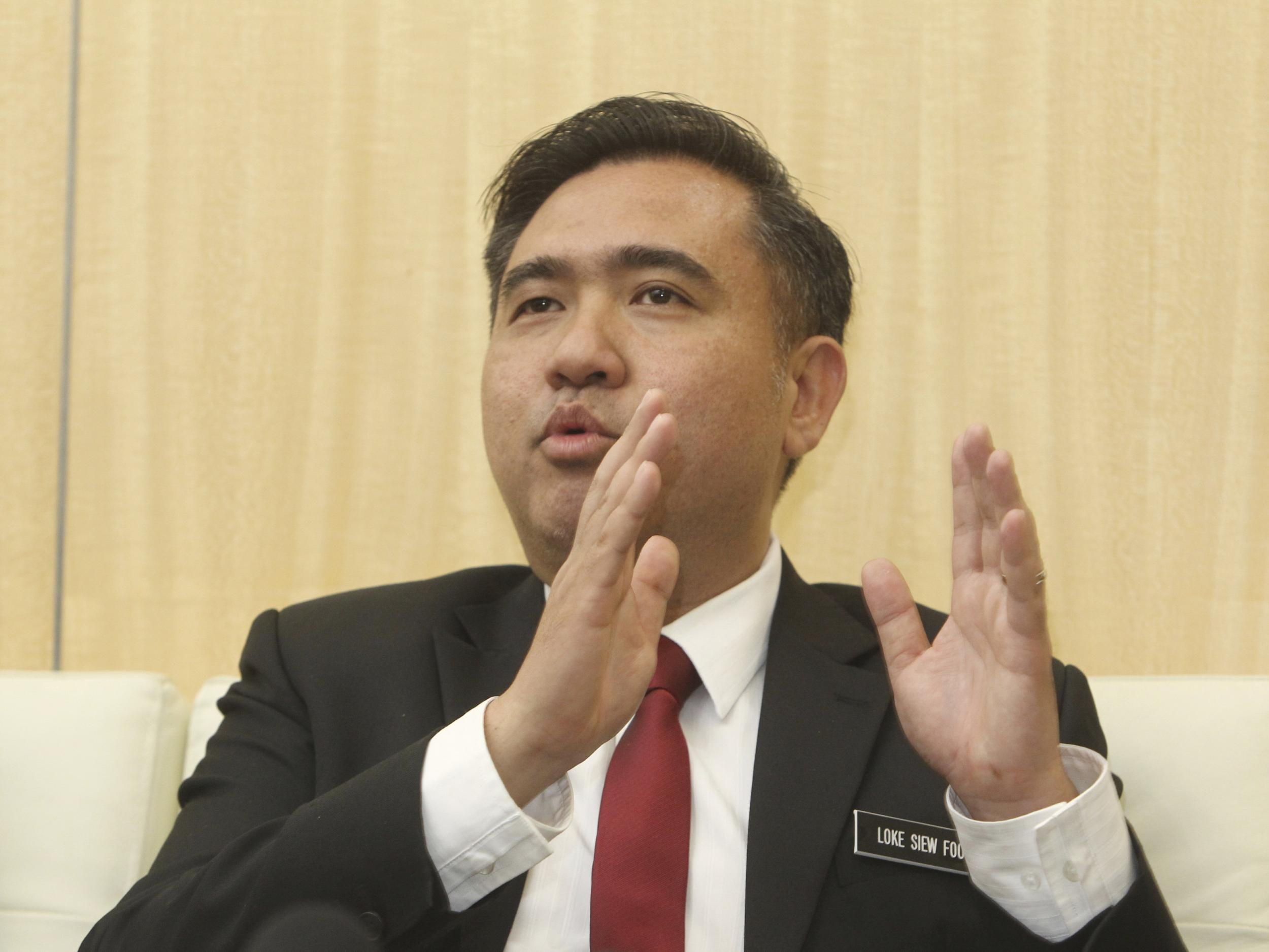 Malaysian transport minister Anthony Loke said: ‘There will be no more extensions. It cannot continue forever’