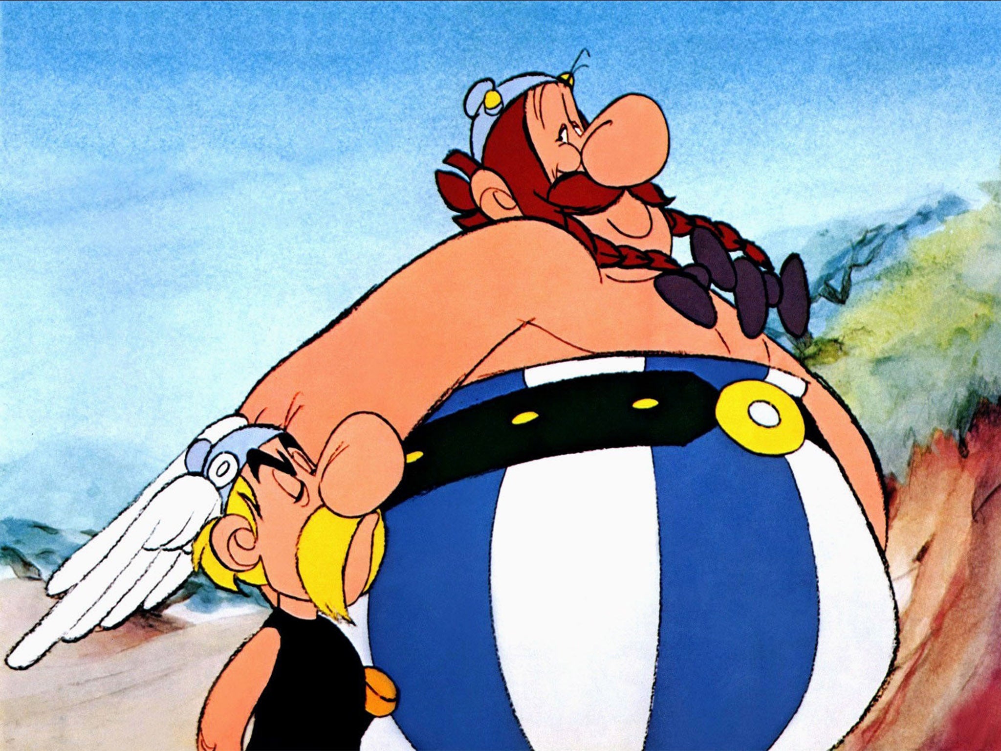 Asterix and Obelix in ‘The Twelve Tasks of Asterix’ (1976)