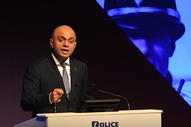 ‘I will prioritise police funding when it comes to the spending review,’ promises Javid