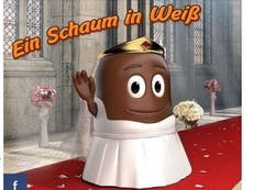 Anger at image of chocolate bride on Meghan Markle's wedding day