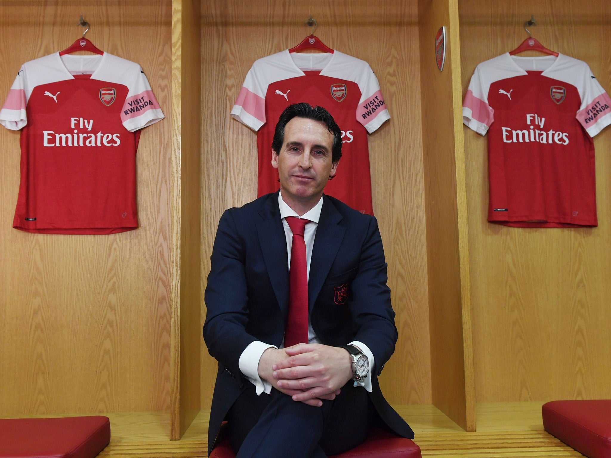 Unai Emery was unveiled as Arsenal's new head coach on Wednesday afternoon
