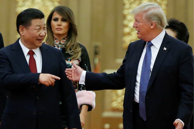 Despite Trump’s meeting with Chinese president Xi Jinping in Beijing last year. tensions are mounting between the countries