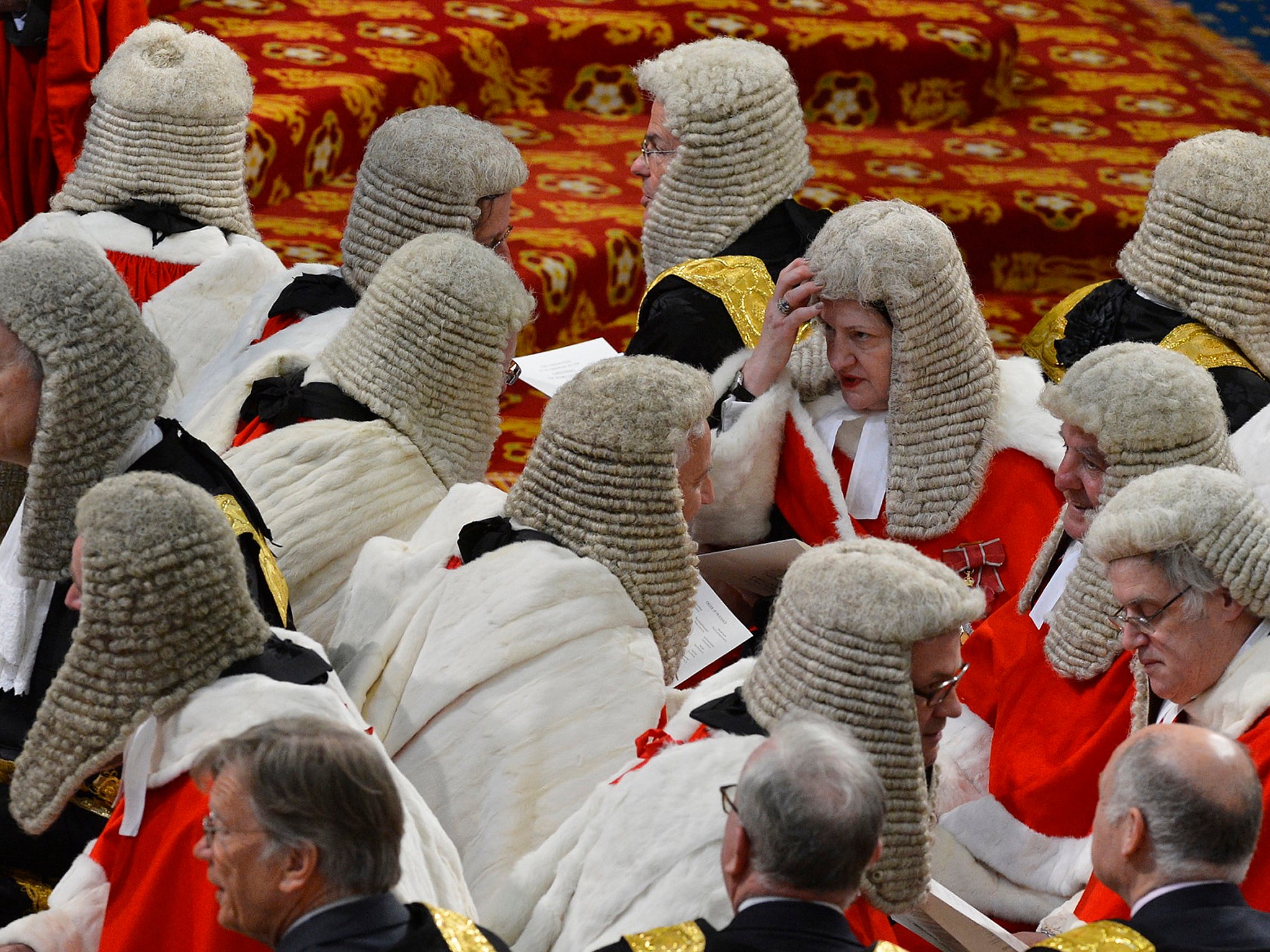 The size of the House of Lords is gradually being reduced from around 800 to a maximum of 600