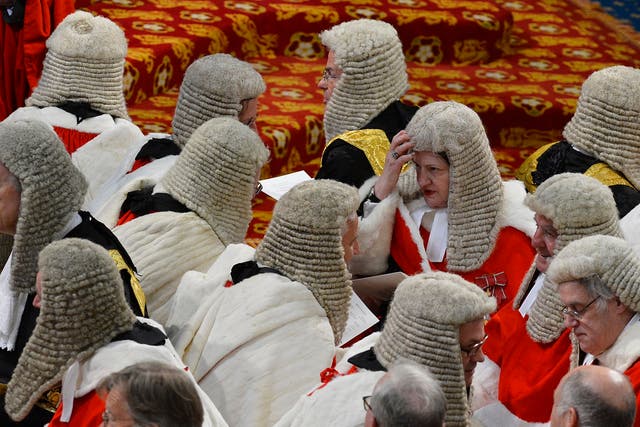 The size of the House of Lords is gradually being reduced from around 800 to a maximum of 600
