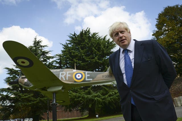 Boris probably had a bigger plane in mind