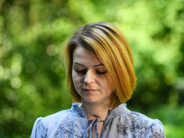 Yulia Skripal delivered her first public statement since the poisoning at a secret location in London