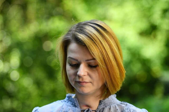 Yulia Skripal delivered her first public statement since the poisoning at a secret location in London