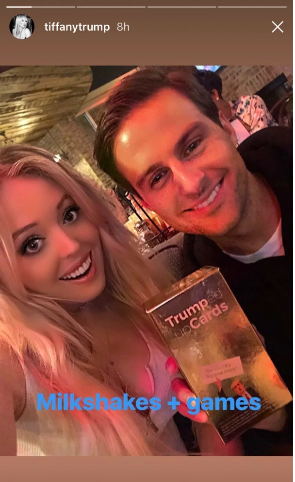 Tiffany Trump seen playing anti-Trump card game at DC bar | The