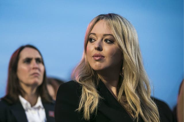 Tiffany Trump, US President Donald Trump's daughter with second wife Marla Maples, was seen playing an anti-Trump card game at a DC bar