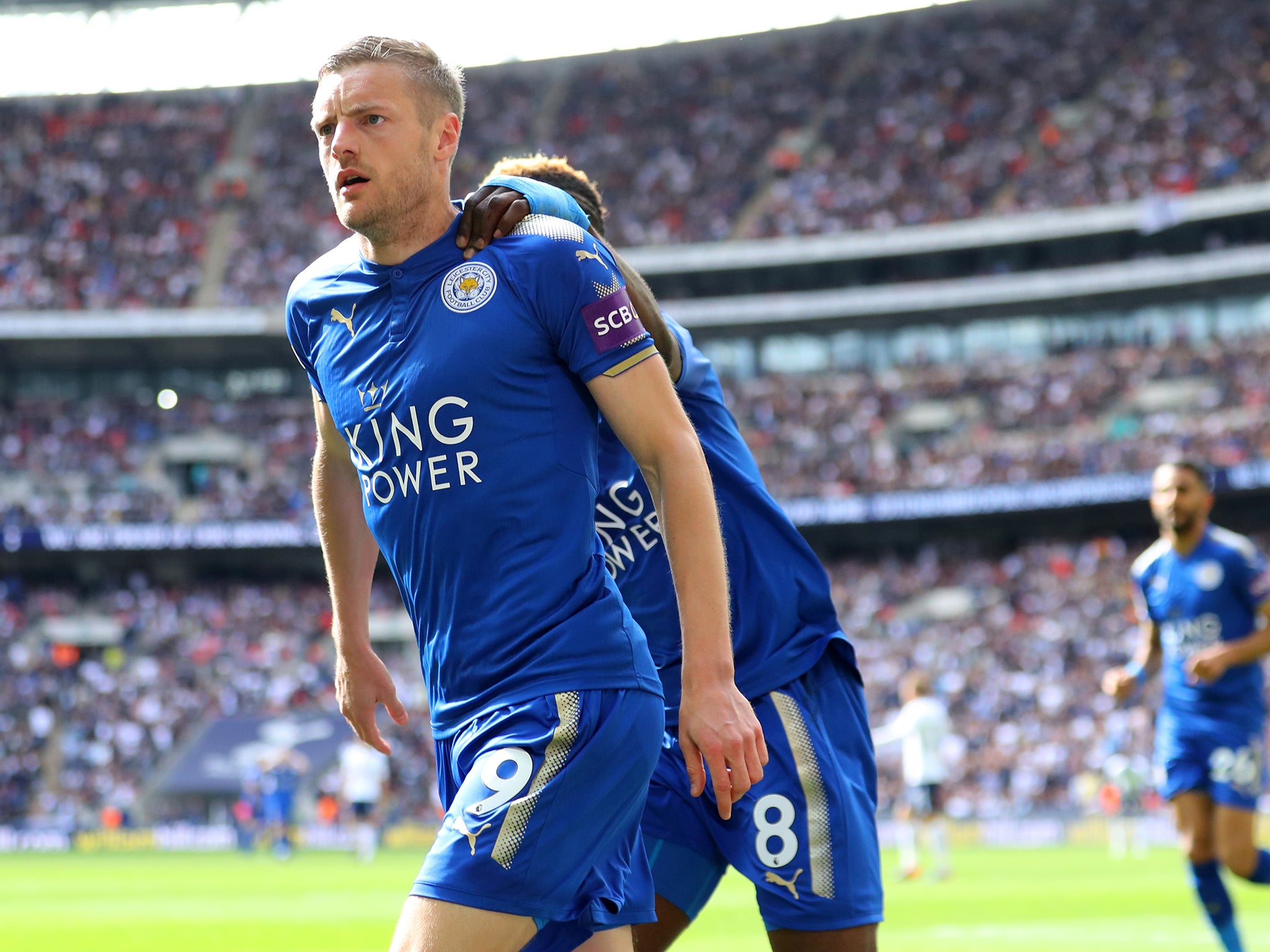 Vardy went from non-league footballer to Premier League winner with Leicester