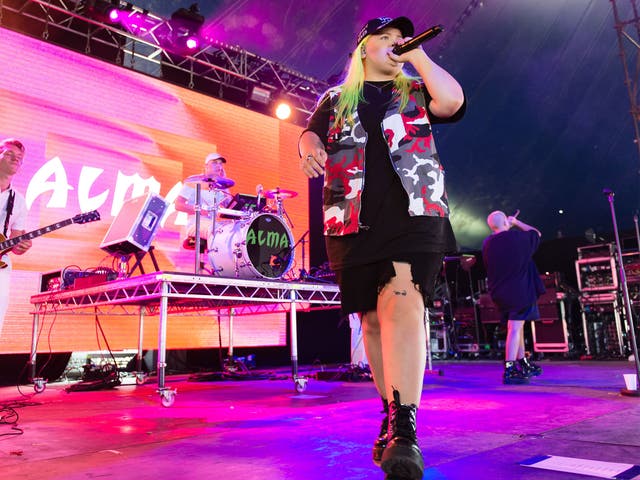 Alma performing. Alma - stage name for Alma-Sofia Miettinen
Reading Festival, UK - 26 Aug 2017