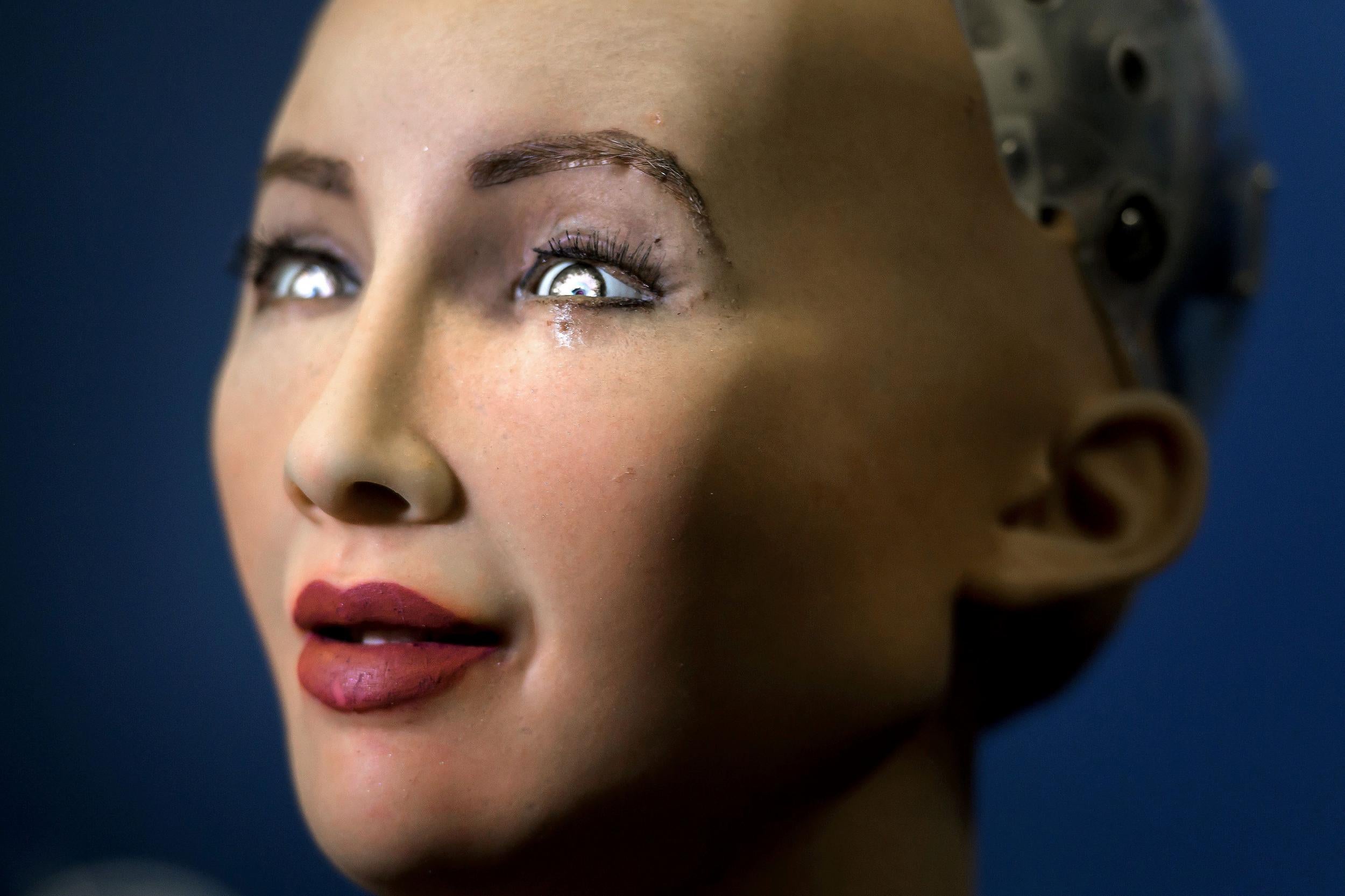 Sophia, an artificially intelligent (AI) humanoid robot, was granted citizenship in Saudi Arabia in 2017