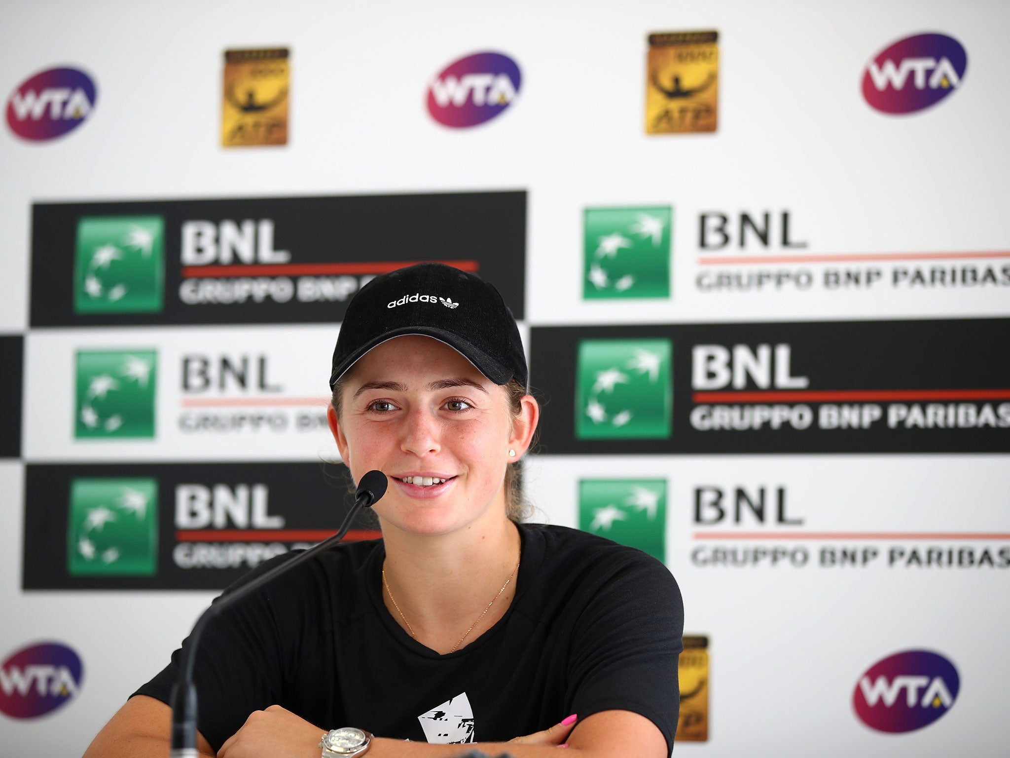 There is a youthful exuberance about Ostapenko, who will turn 21 early next month