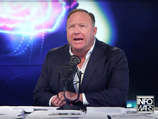 Alex Jones pleads with Trump to fight 'censorship' after Facebook ban