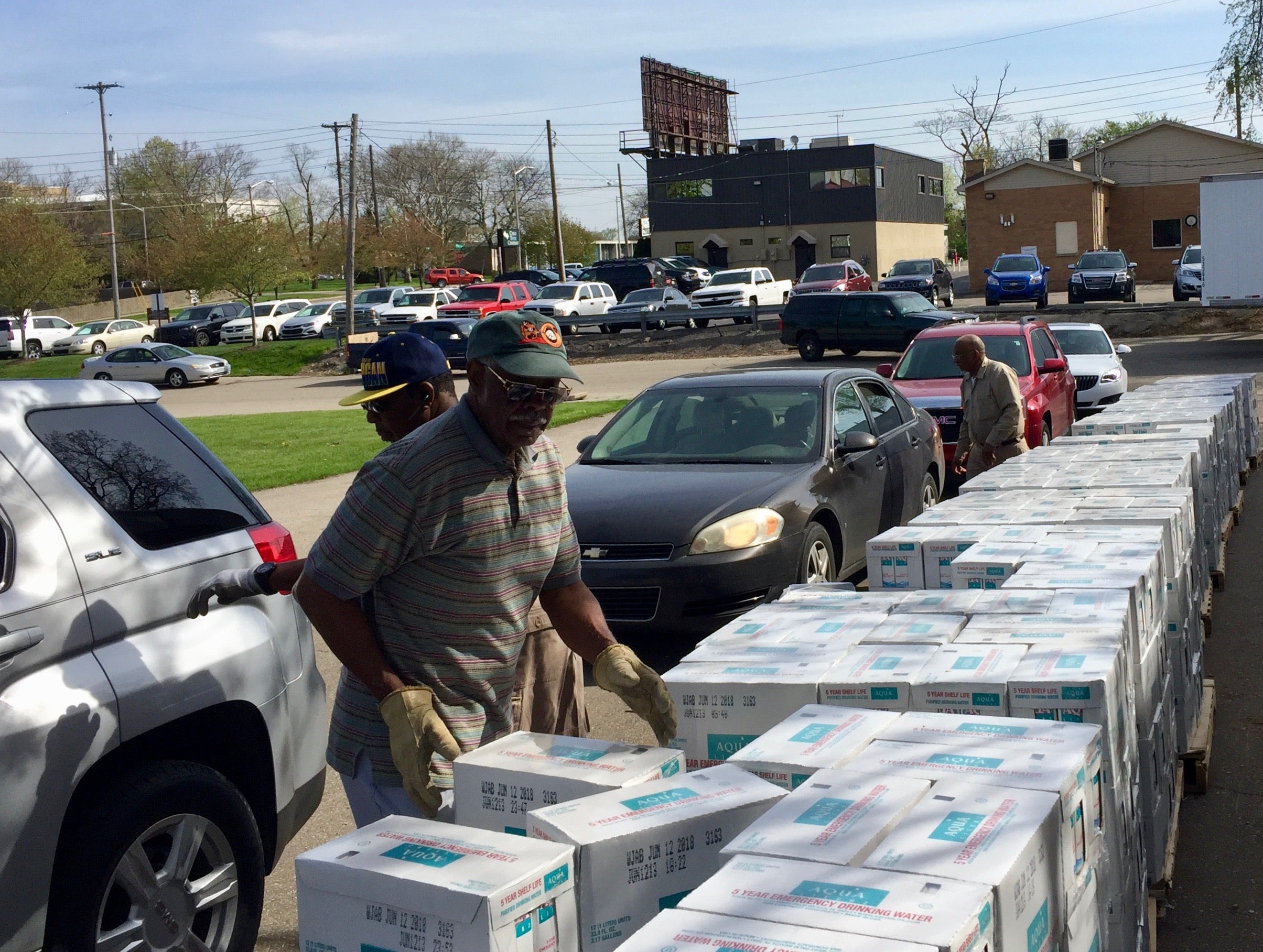 When the state decided the city's water was safe to drink and ended the supply of free bottled, volunteers stepped in with donated water