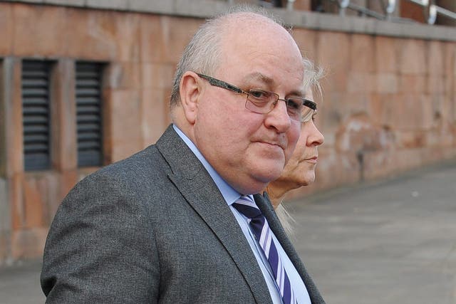 Former Age Concern boss John Briers leaving Newcastle Crown Court