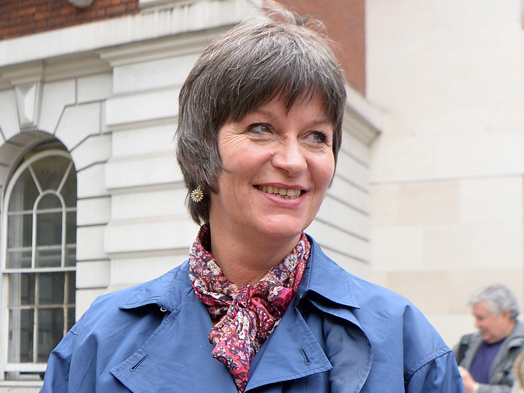 Alison Chabloz leaves Westminster Magistrates' Court, London, on 25 May