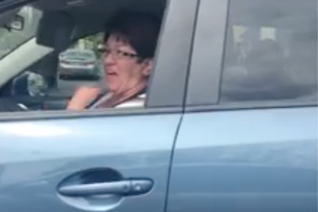 A Fremont, California, driver is caught on camera during a racist tirade.
