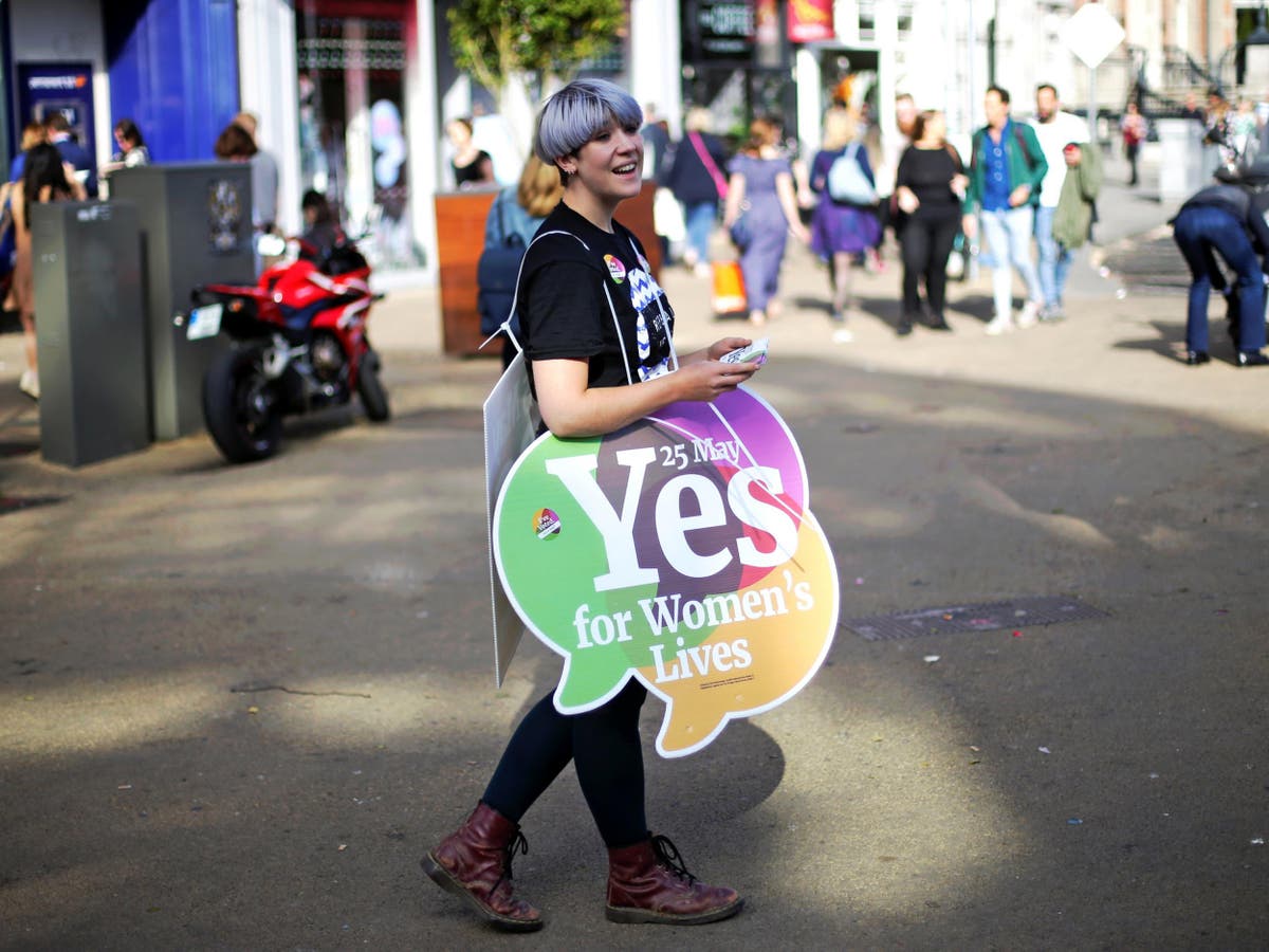 Irish referendum exit polls Abortion ban set to end in Ireland after