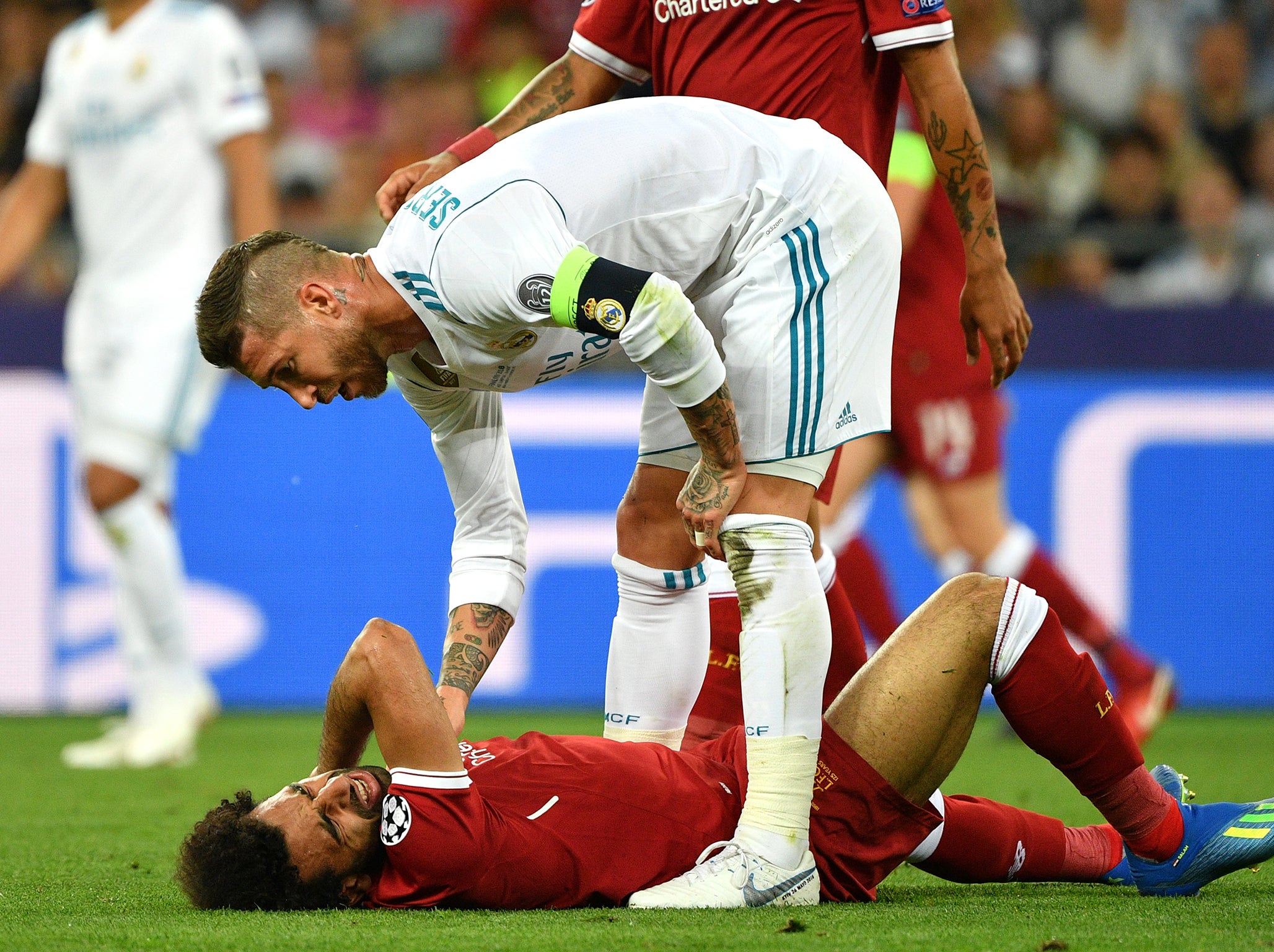 Ramos?has revealed he and Salah have spoken since the incident (Getty )