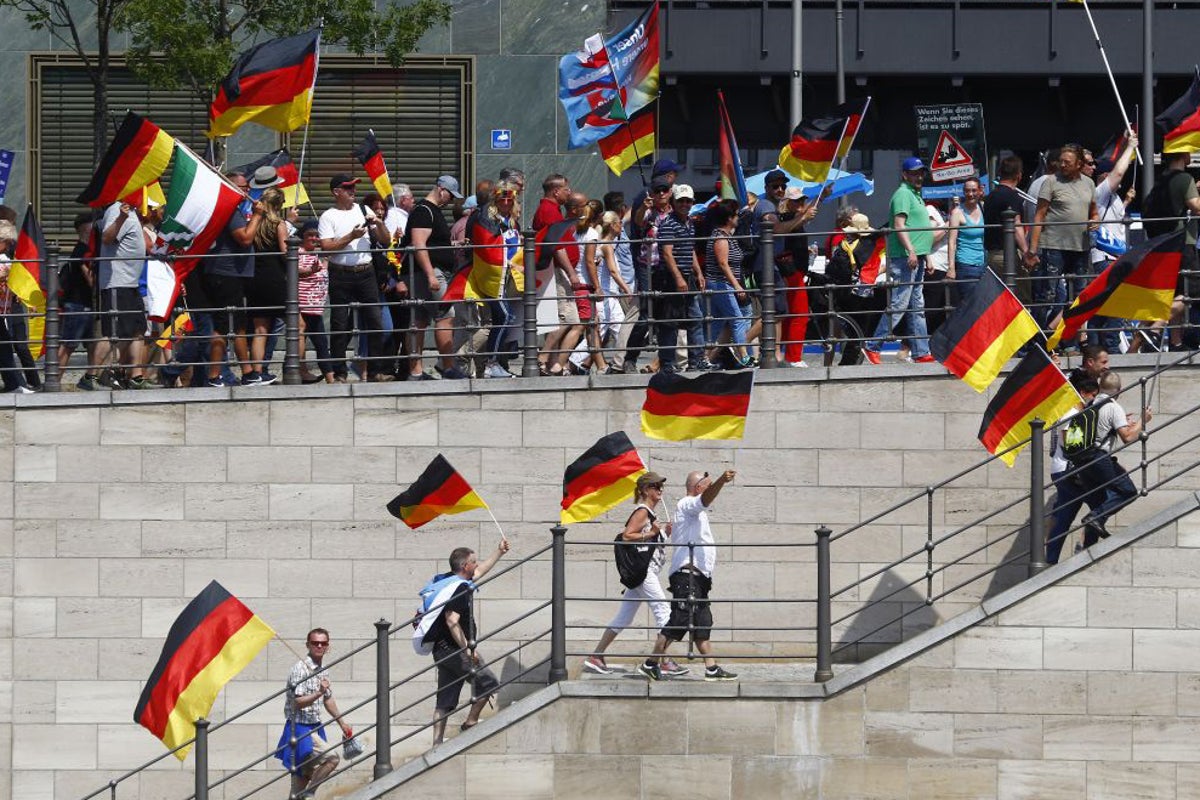 Germany's far-right AfD party rally outnumbered more than four-to-one ...