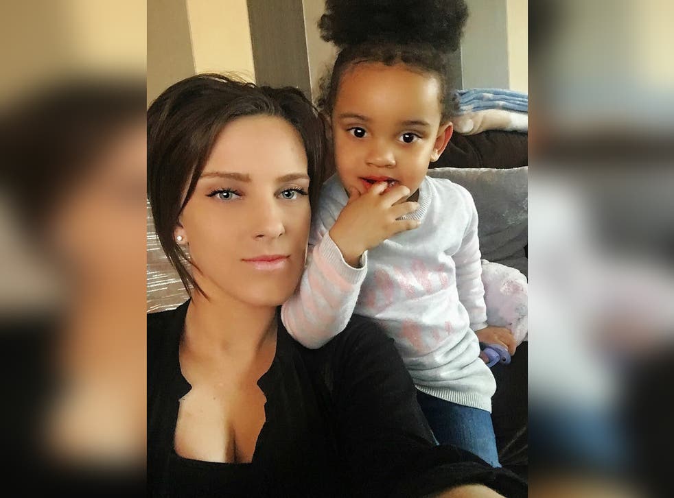 Missing mother-of-two Krystal Gibbs with her daughter, Sienna