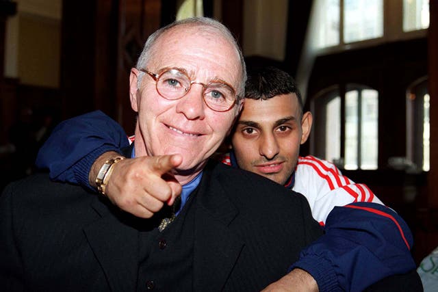 Brendan Ingle with one of his greatest pupils: Prince Naseem
