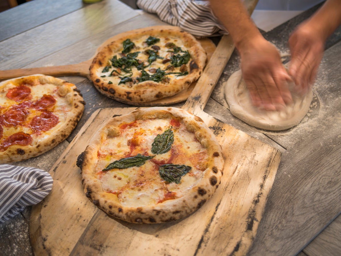 Enjoy pizza in Naples