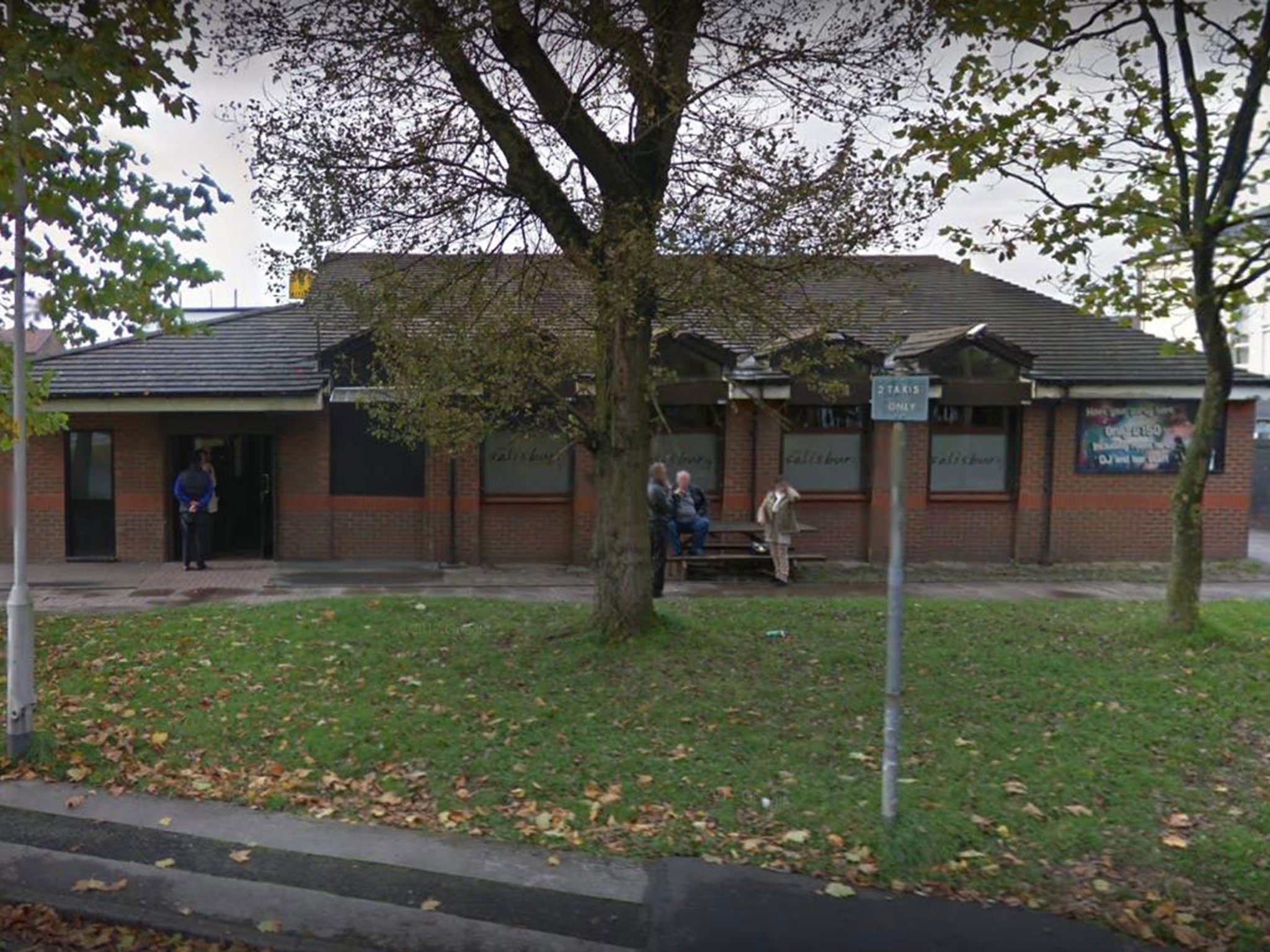 The ramming happened outside the Salisbury Club in Brinnington, Stockport, on 28 May