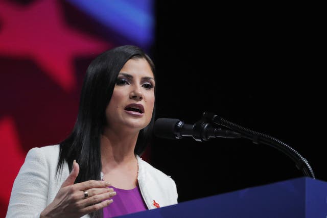NRA television personality Dana Loesch speaks at the annual NRA convention in Dallas, Texas, on 4 May 2018