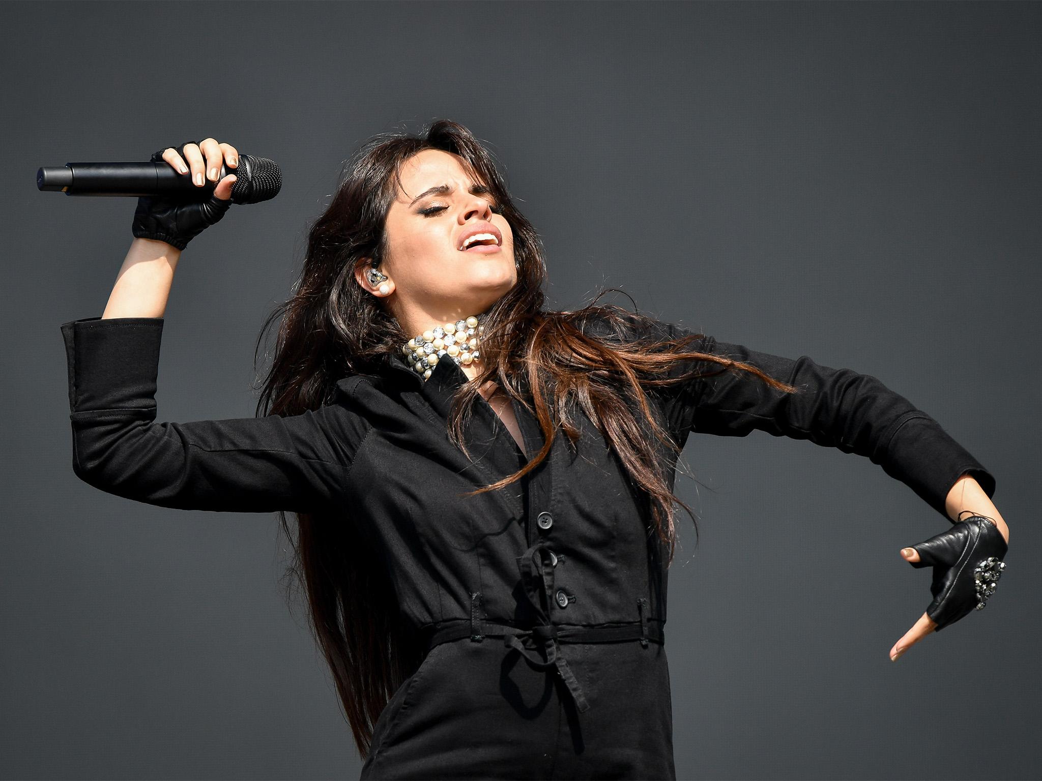 Camila was smouldering on Saturday (PA)