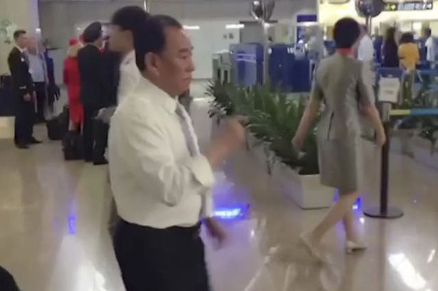 North Korea's Kim Yong-chol is spotted in Beijing airport