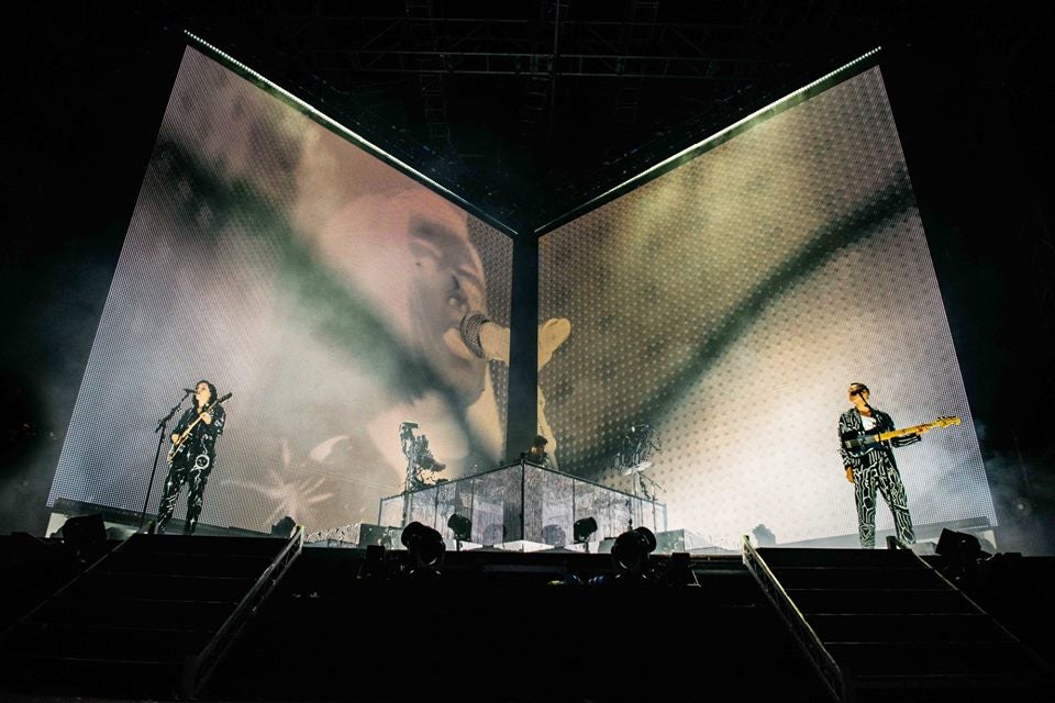 The xx perform at All Points East festival in Victoria Park, London