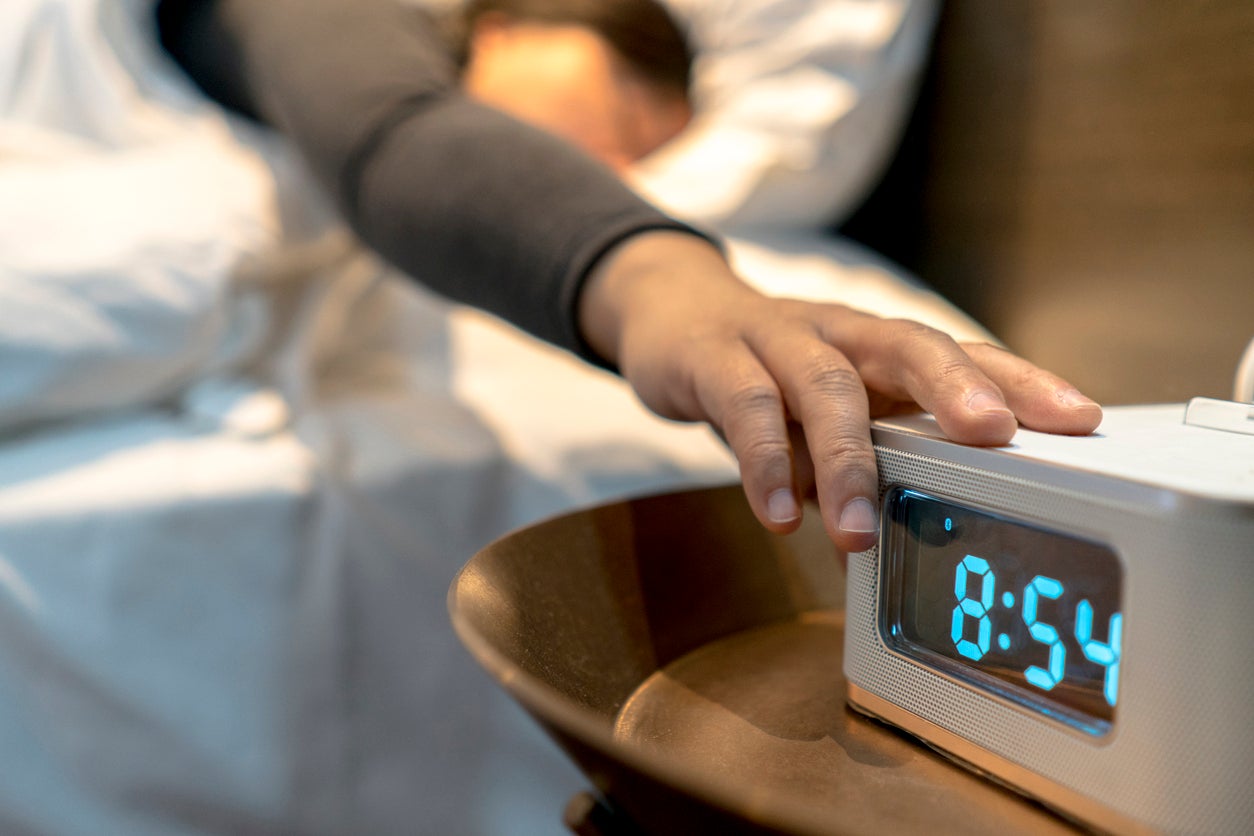 Digital LED Alarm Clock Bedroom Office Repeat Snooze Basic Bedside Red Home NIB 