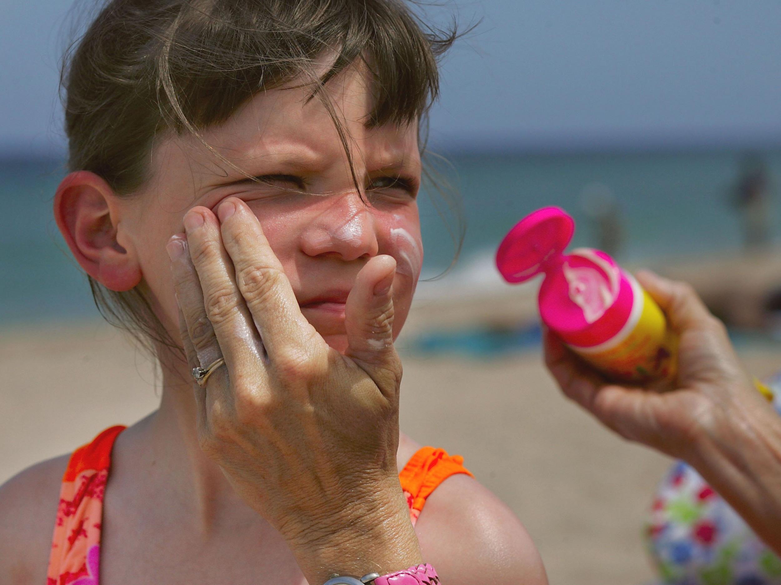Two thirds of parents aren’t sure how much sun cream to apply to their children.