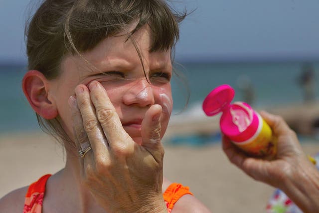 Two thirds of parents aren’t sure how much sun cream to apply to their children.