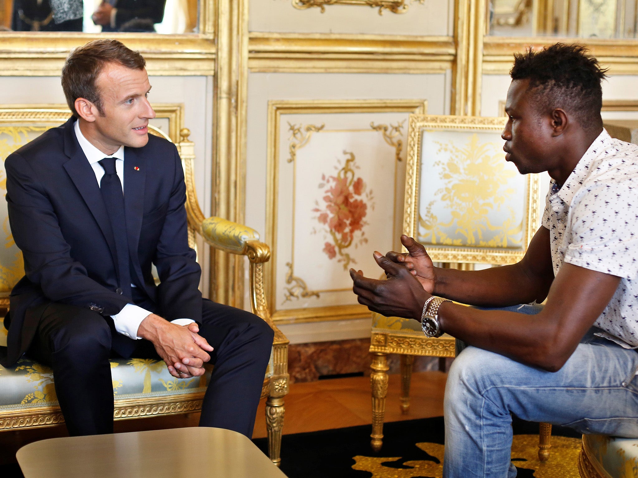 After meeting Gassama, Macron warned that he would not be handing out papers to all Malian immigrants