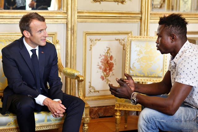 After meeting Gassama, Macron warned that he would not be handing out papers to all Malian immigrants