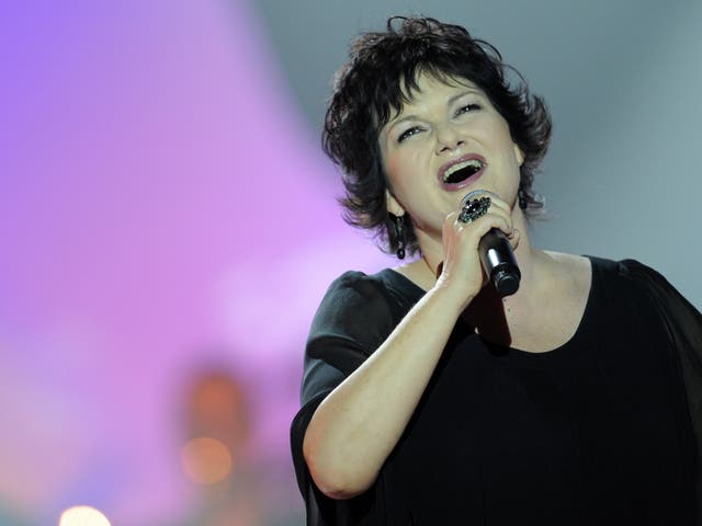 Maurane in 2010. The singer recorded many popular duets and also lent her services to social causes