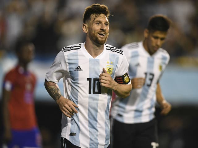 Footballer Lionel Messi has been featured in a Mastercard promotion