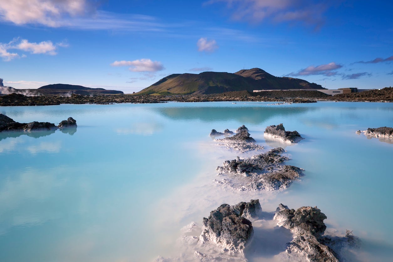 Tourist attraction? Visitors hoping to visit the Blue Lagoon in Iceland must quarantine from 19 August