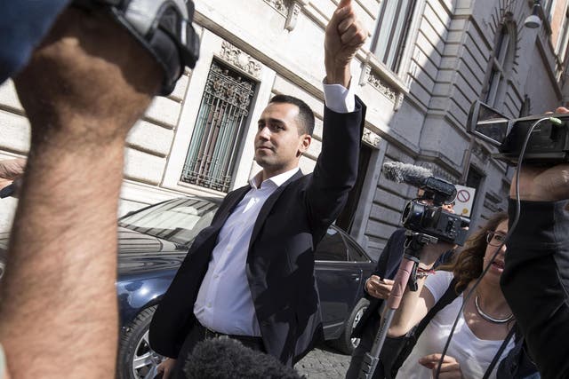 Five-Stars Movement leader Luigi Di Maio and other populists seem more inclined to ally themselves with Trump’s America and Putin’s Russia than the EU of Macron and Merkel