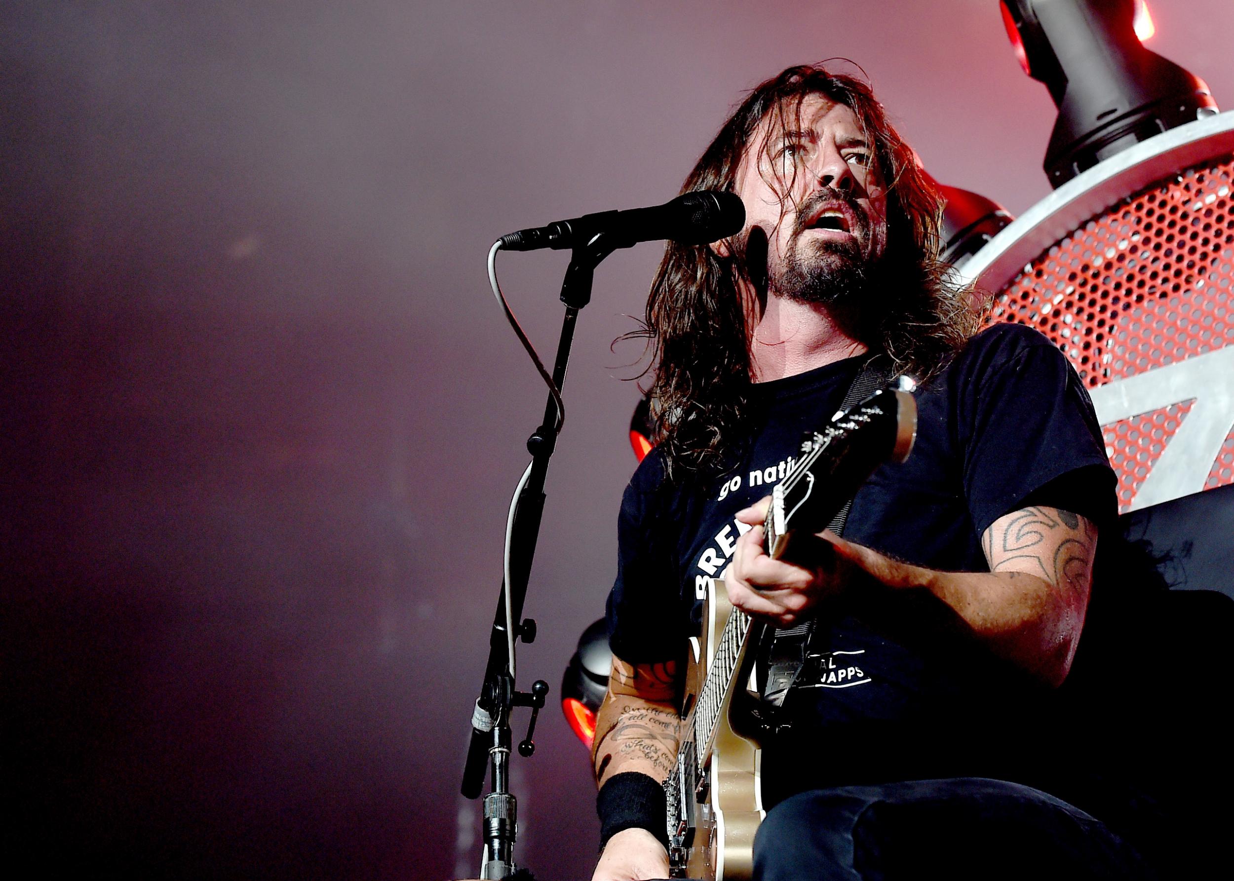 Dave Grohl once wrote a song collaboration for David Bowie.